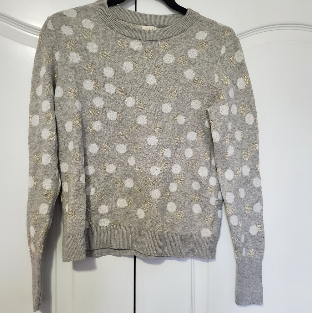 polka dot sweater